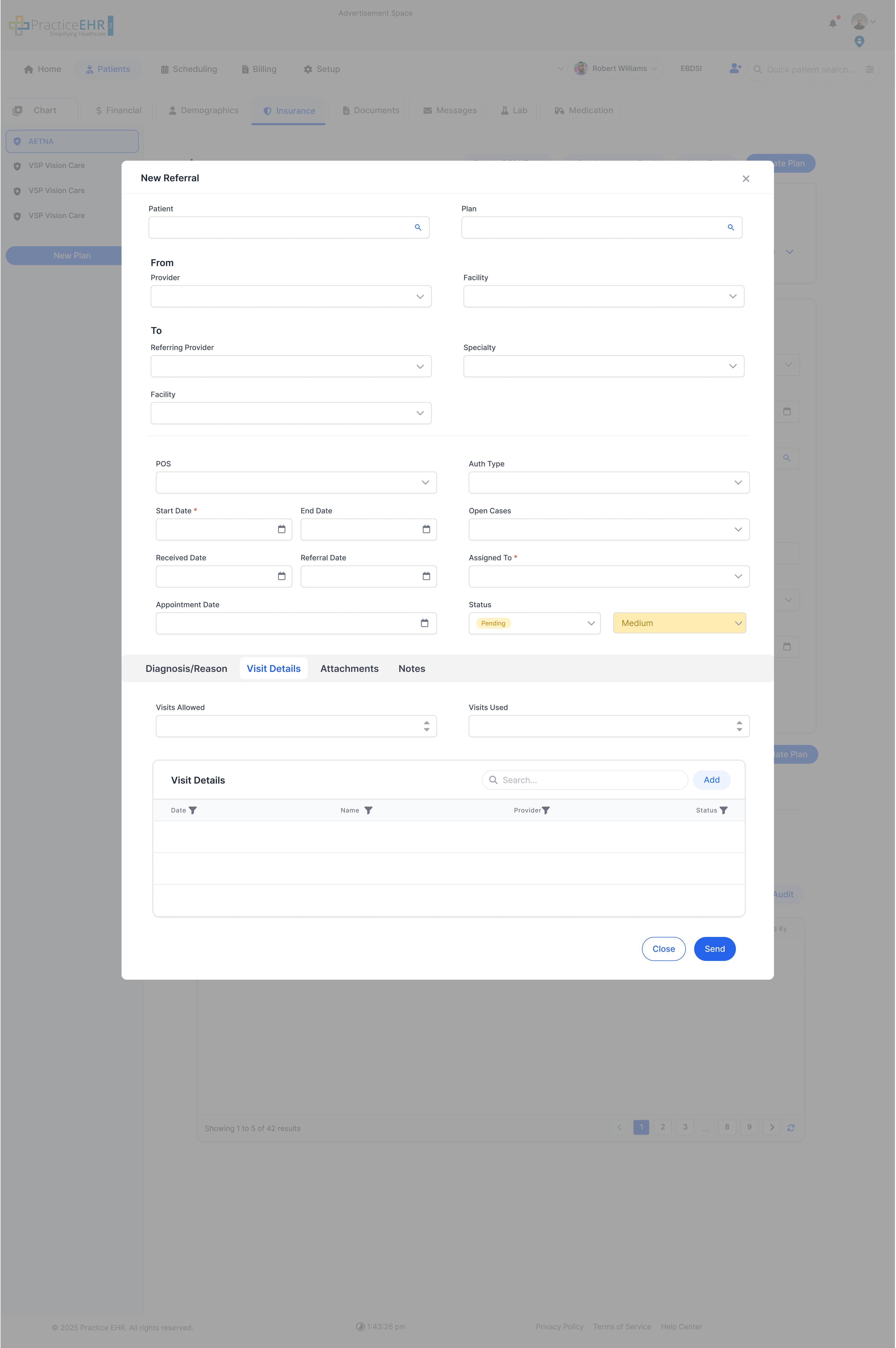 New Referral Visit Details image